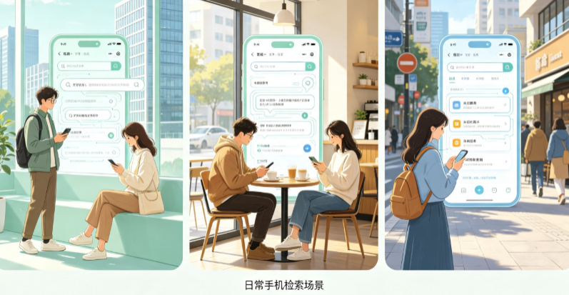 从江县普通人日常手机使用场景拆解：GEO 与 AI 优化如何改变信息检索体验